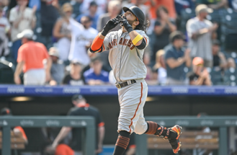 Brandon Crawford homers, Giants come back to defeat Rockies, 7-4