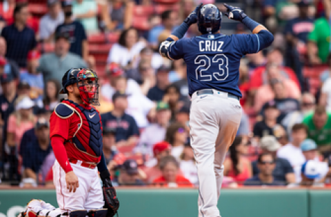 Nelson Cruz homers, drives in three runs as Rays hold off Red Sox in extras, 11-10