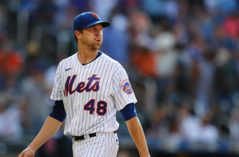 Jacob deGrom strikes out six in five innings, gives up just one hit as Mets beat Braves, 4-2