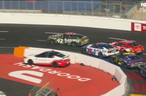 Ty Dillion gets disqualified for accelerating before the restart zone in The Clash