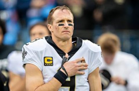 Social media reacts to Drew Brees’ comments that kneeling during the national anthem is “disrespecting the flag”