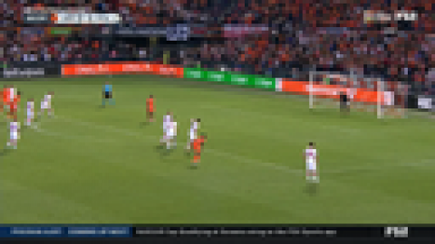 Netherlands’ Memphis Depay misses a PK in stoppage time