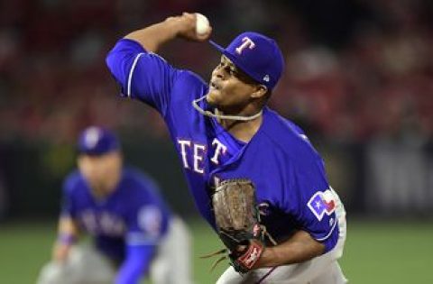 Rangers place Volquez on injured list due to elbow sprain
