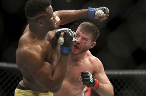 UFC champ Miocic welcomes octagon’s return, has concerns