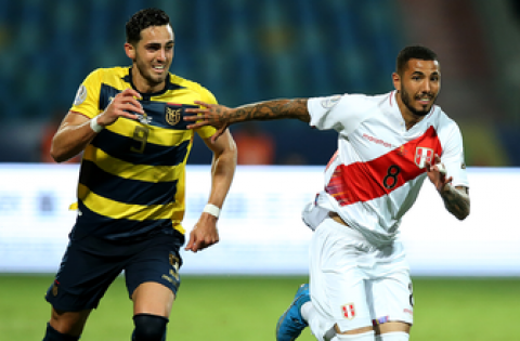 Peru overcomes two goal halftime deficit to earn 2-2 draw with Ecuador