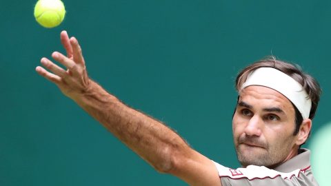 Halle Open: Roger Federer sets up Jo-Wilfried Tsonga clash with win over John Millman