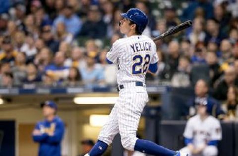 Christian Yelich sets Brewers record with 12 home runs in the first month of the season