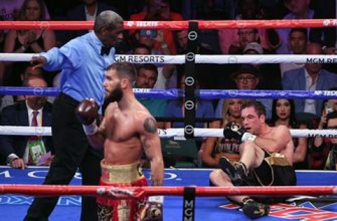 Caleb Plant’s back-to-back knockdowns of Mike Lee lead to 3rd round TKO