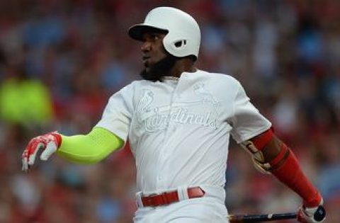 Marcell Ozuna opens scoring with two-run single for Cardinals