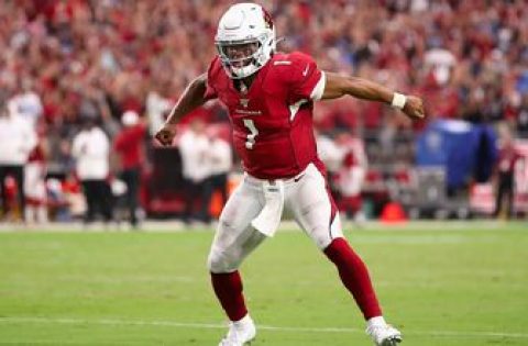 Watch Cardinals QB Kyler Murray connect with Larry Fitzgerald on highlight reel play in overtime