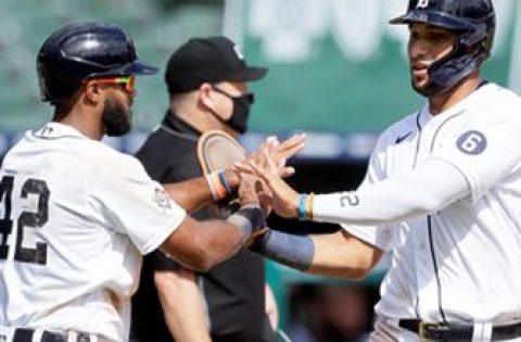 Tigers rally in the 7th to sweep past Royals, 6-5