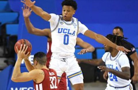Jaylen Clark draws three-point play as UCLA goes 6-0