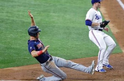Twins escape with 3-2 win over Rangers thanks to two straight wild pitches