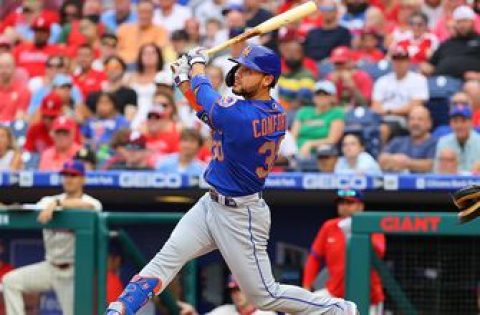 Mets hit back-to-back-to-back homers in the ninth to make score 5-3 vs. Phillies