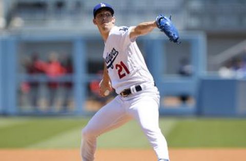 Walker Buehler strikes out eight, earns 12th win of the season as Dodgers beat Angels, 8-2