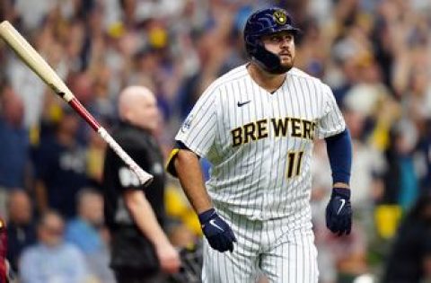 Rowdy Tellez crushes go-ahead two-run homer in Brewers’ NLDS Game 1 win over Braves