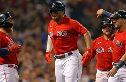 Red Sox erupt for five runs in the third inning, lead Rays 5-0