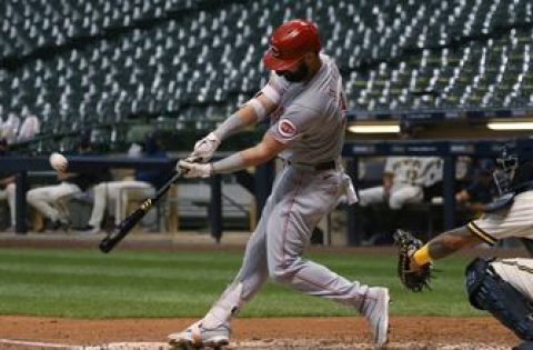 Jesse Winker belts two home runs, Reds dominate Brewers, 6-1