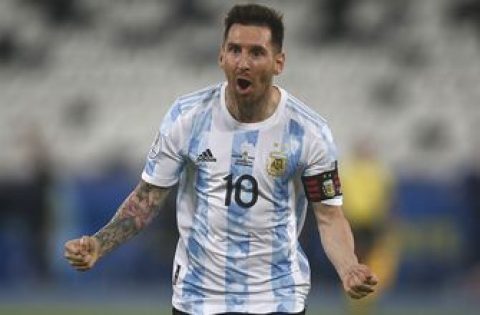 Messi scores gorgeous goal as Argentina and Chile play to 1-1 draw in Copa América opener