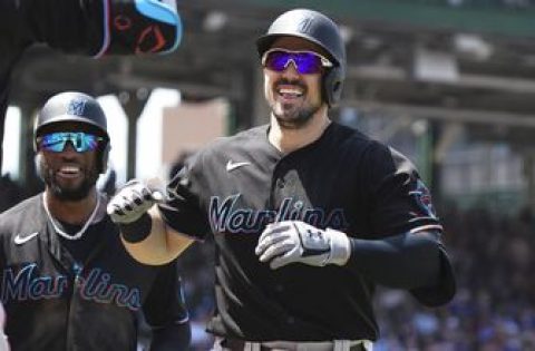 Adam Duvall tags Cubs for two more homers in Marlins’ 11-1 rout