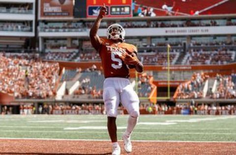 Bijan Robinson scores second TD of the day, pads Texas’ lead over Louisiana to 21-6