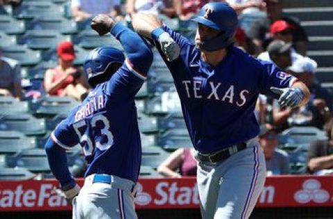 DJ Peters’ two homers power Rangers to 7-3 win over Angels