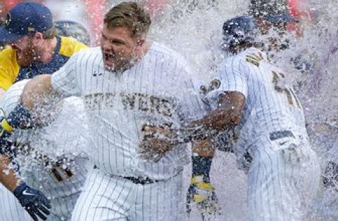 Daniel Vogelbach clubs walk-off pinch-hit grand slam for Brewers in 6-5 win over Cardinals