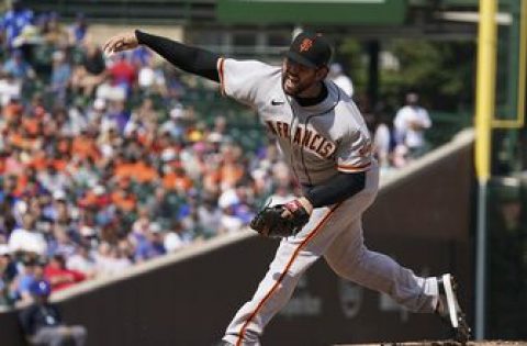 Giants pitchers hold Cubs to just two hits in 6-1 win