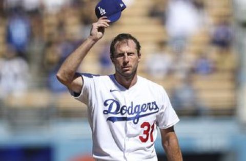 Max Scherzer registers 3000th career strikeout, pitches immaculate inning as Dodgers blank Padres, 8-0