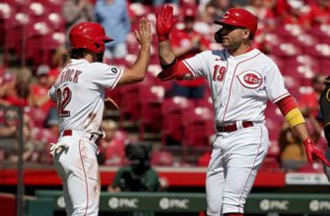 Joey Votto homers twice, drives in four in Reds’ 13-1 shellacking of Pirates