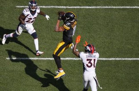 Chase Claypool leaps, hauls in 18-yard TD pass in Steelers’ win over Broncos