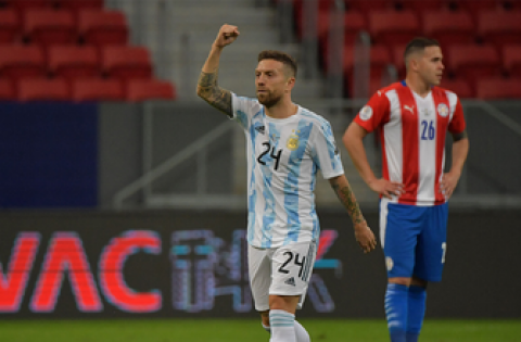 Papu Gomez gives Argentina an early 1-0 lead over Paraguay