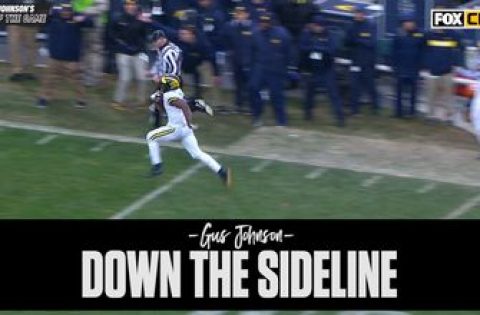 Gus Johnson’s Call of the Game: Michigan goes ‘DOWN. THE. SIDELINE.’ for a big win over little brother Michigan State