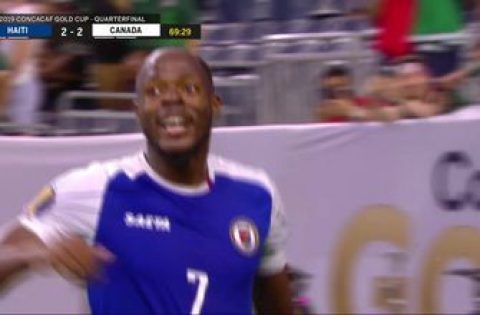 Herve Bazile ties it with PK conversion vs. Canada | 2019 CONCACAF Gold Cup Highlights