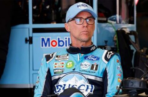 Kevin Harvick describes what he was trying to learn using the front bumper in practice