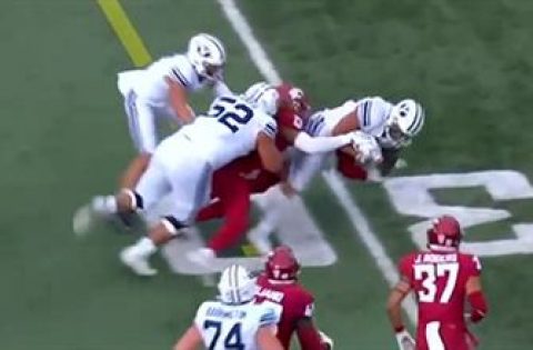 Tyler Allgeier’s two touchdowns lead BYU to 21-19 victory over Washington State