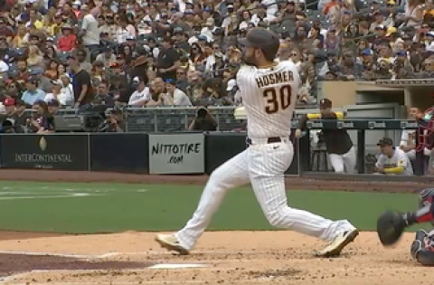 Eric hosmer launches solo home run, Padres lead Braves 2-0