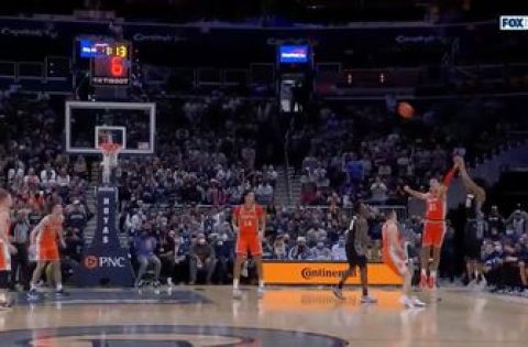 Kaiden Rice delivers a three-point DAGGER, Georgetown wins close one in old Big East rivalry classic