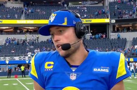 Matthew Stafford: ‘I’m proud of our guys for weathering that storm’