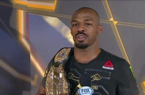 Jon Jones speaks after reclaiming his belt | POST-FIGHT | INTERVIEW |  UFC 232