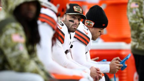 Cleveland Browns quarterback Baker Mayfield requests trade, but team denies request
