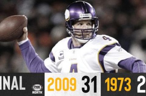 Vikings all-time tournament: Favre throws for 242 yards, 2009 advances to Final Four