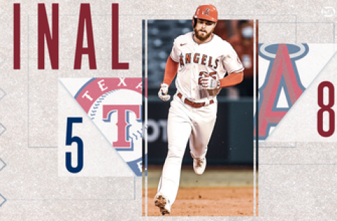 Jared Walsh Crushes a 450 foot Grand Slam in Angels 8-5 Win over the Rangers