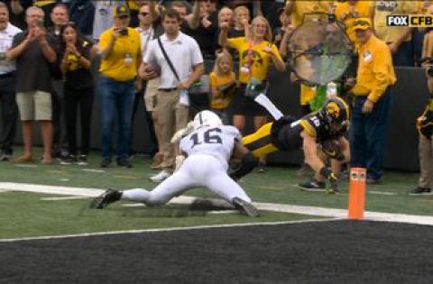 Iowa cuts Penn State’s lead to 17-10 thanks to Spencer Petras’ nine-yard TD pass