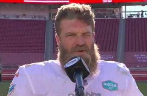 Ryan Fitzpatrick talks win over 49ers: Dolphins are a confident team, ‘today it really showed up’
