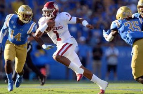 Watch Jalen Hurts’ 30-yard rushing TD to cap off Oklahoma’s drive against UCLA