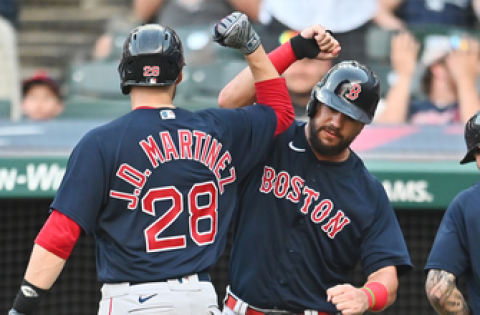 J.D. Martinez launches a three-run jack to put Red Sox ahead, 5-2