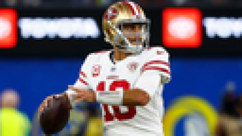 Jimmy Garoppolo close to throwing again after surgery