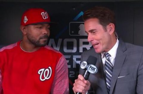 Howie Kendrick talks pregame about finally making it to the World Series