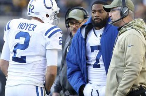 With Colts QB Brissett’s status unclear, longtime backup Hoyer prepares to start
